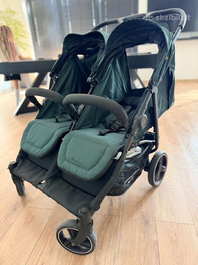 Dvynukų vežimėlis Euro-cart Doblo, Jungle - nuotraukos Nr. 2