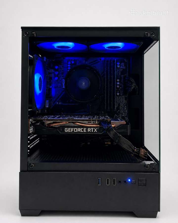 Rtx 2060 super 8g, Ryzen 5, 16gb RAM Garantija, Sf - nuotraukos Nr. 7