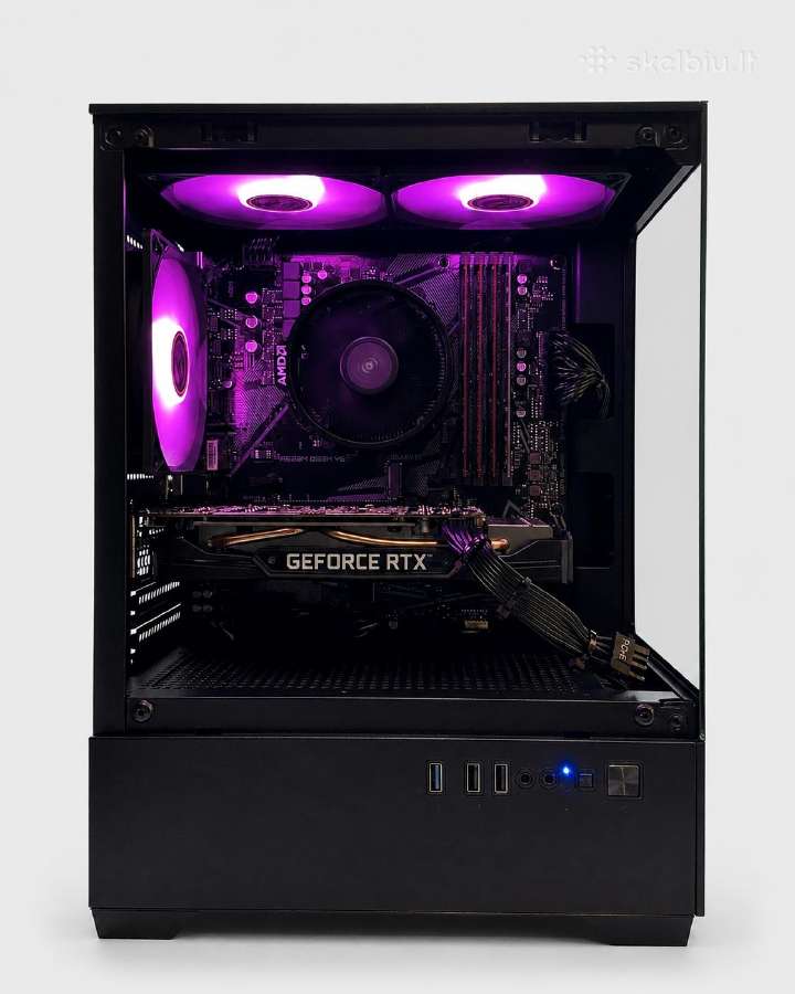 Rtx 2060 super 8g, Ryzen 5, 16gb RAM Garantija, Sf - nuotraukos Nr. 6
