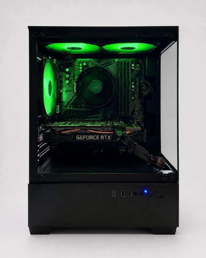 Rtx 2060 super 8g, Ryzen 5, 16gb RAM Garantija, Sf - nuotraukos Nr. 8