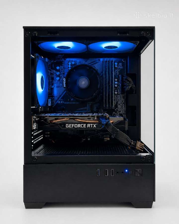 Rtx 2060 super 8g, Ryzen 5, 16gb RAM Garantija, Sf - nuotraukos Nr. 9