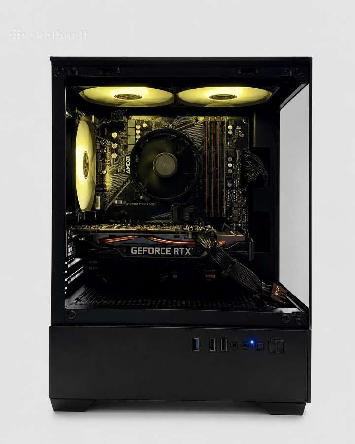 Rtx 2060 super 8g, Ryzen 5, 16gb RAM Garantija, Sf - nuotraukos Nr. 10