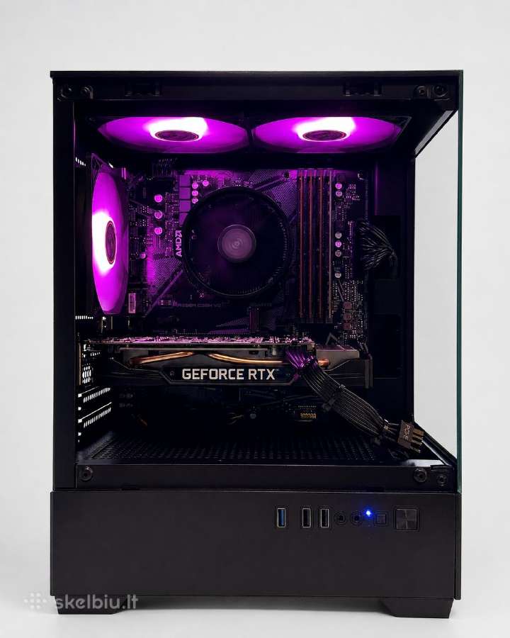 Rtx 2060 super 8g, Ryzen 5, 16gb RAM Garantija, Sf - nuotraukos Nr. 12