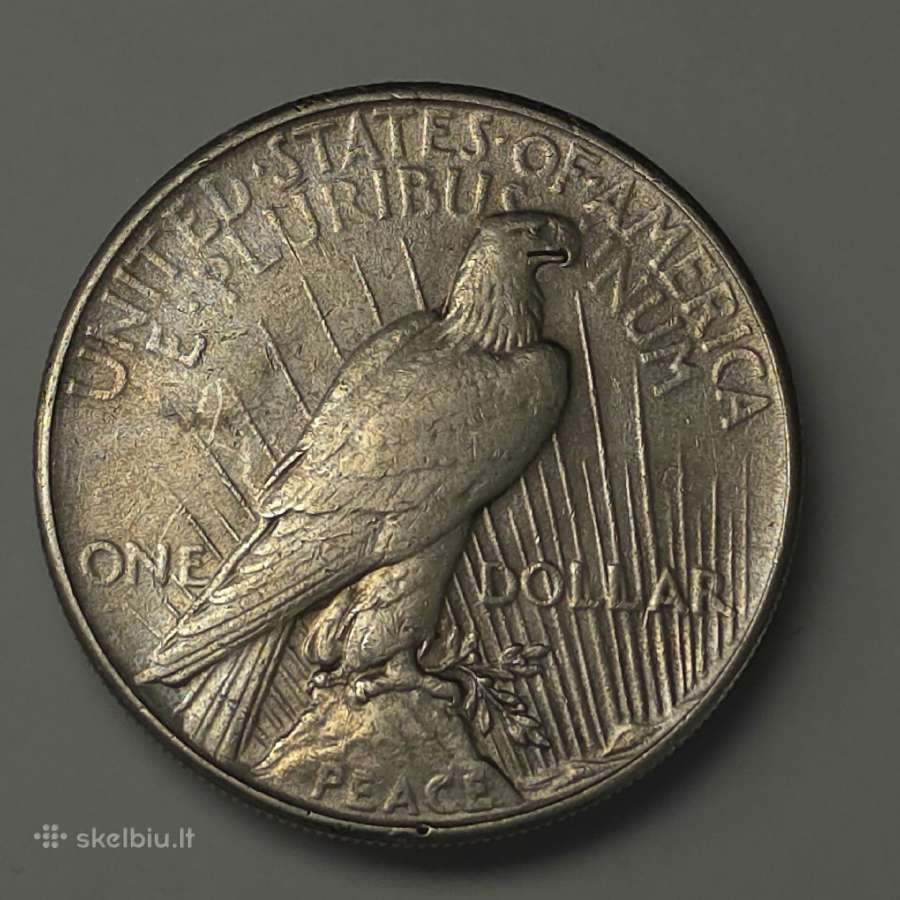 Sidabrinis JAV doleris – Peace Dollar (1935 m.) - nuotraukos Nr. 5