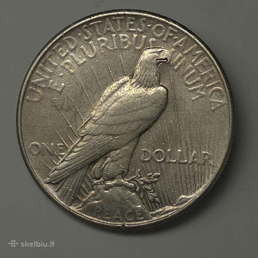 Sidabrinis JAV doleris – Peace Dollar (1935 m.) - nuotraukos Nr. 7