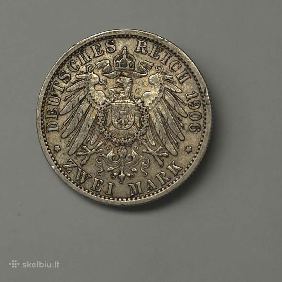 Prūsija, 2 Markės (1906 m., Vilhelmas II) - nuotraukos Nr. 2