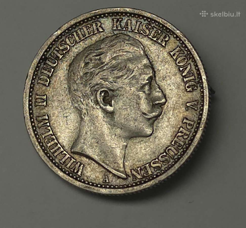 Prūsija, 2 Markės (1906 m., Vilhelmas II) - nuotraukos Nr. 7