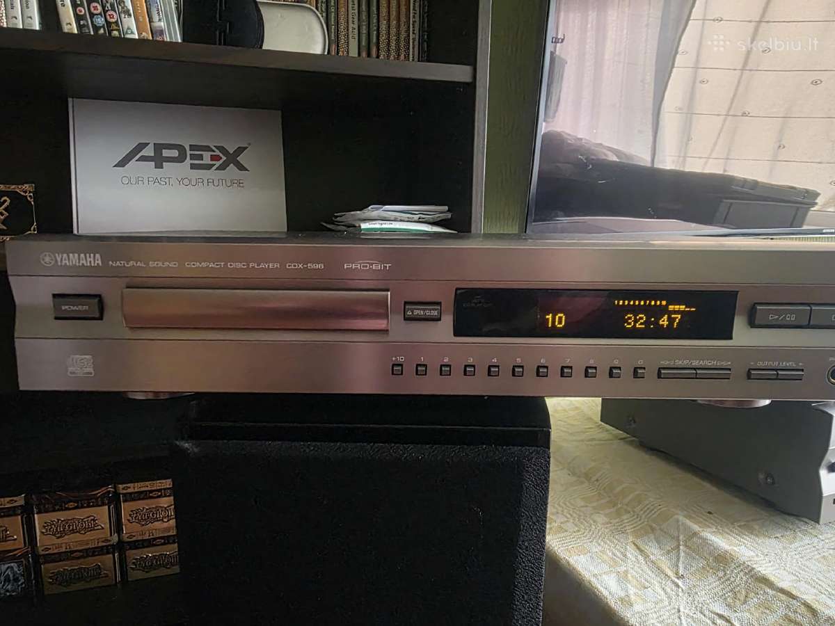 CD grotuvas Yamaha Cdx-596 (pro-bit, CD-text) - nuotraukos Nr. 3