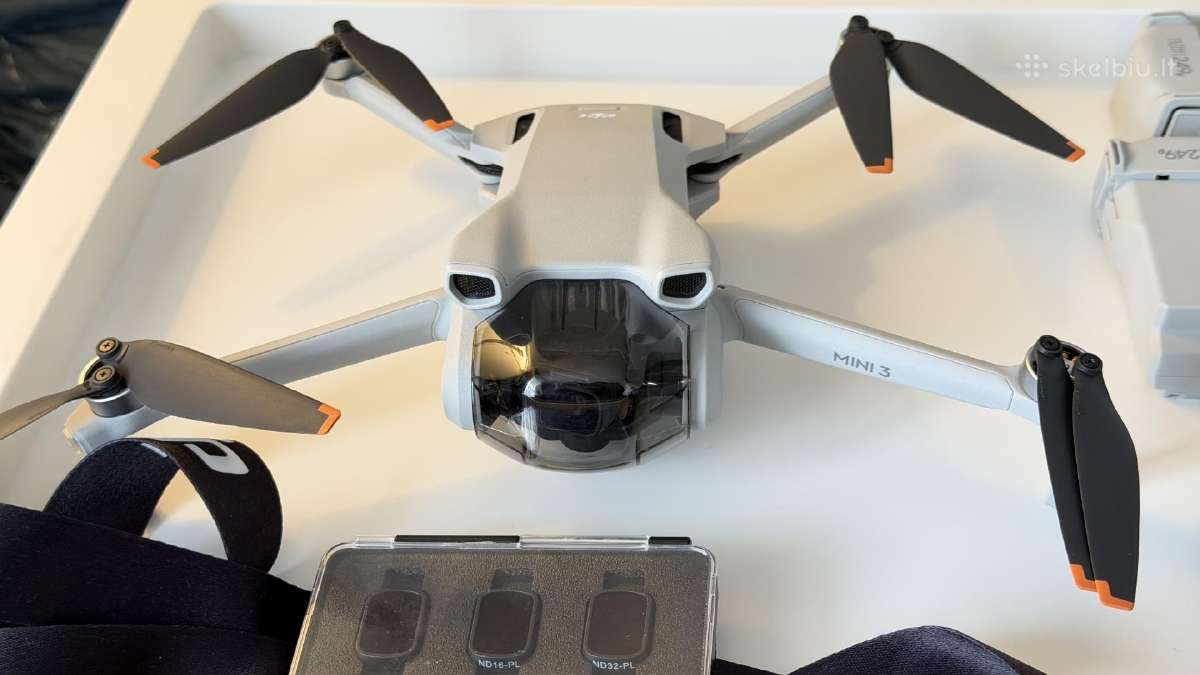 Dji Mini 3 dronas+3 baterijos+priedai - nuotraukos Nr. 6