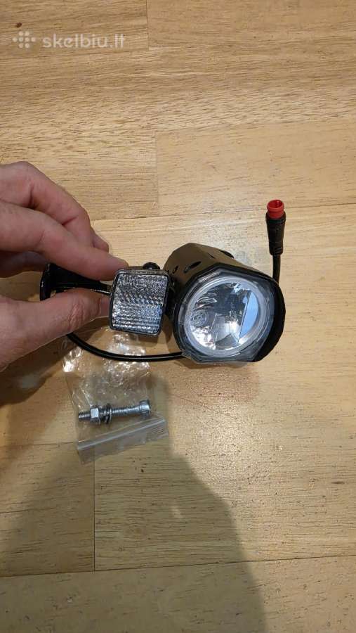 Elektrinio dviračio LED žibintas Wuxing 12–72v - nuotraukos Nr. 2