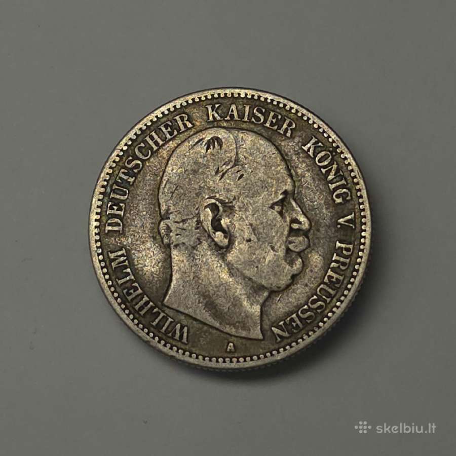 Prūsija, 2 Markės (1876 m., Vilhelmas I) - nuotraukos Nr. 5