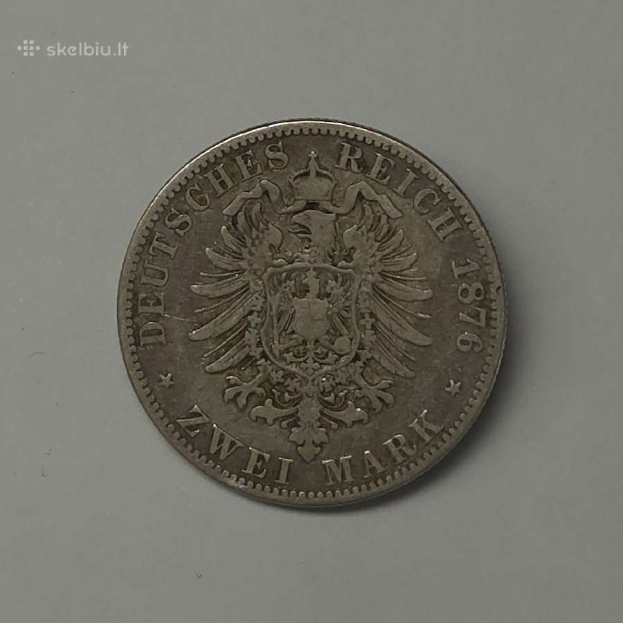 Prūsija, 2 Markės (1876 m., Vilhelmas I) - nuotraukos Nr. 8