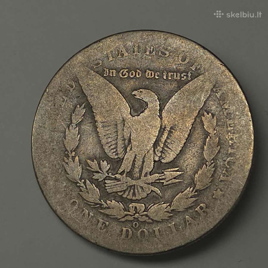 JAV doleris – Morgan Dollar 1887-o (New Orleans) - nuotraukos Nr. 2