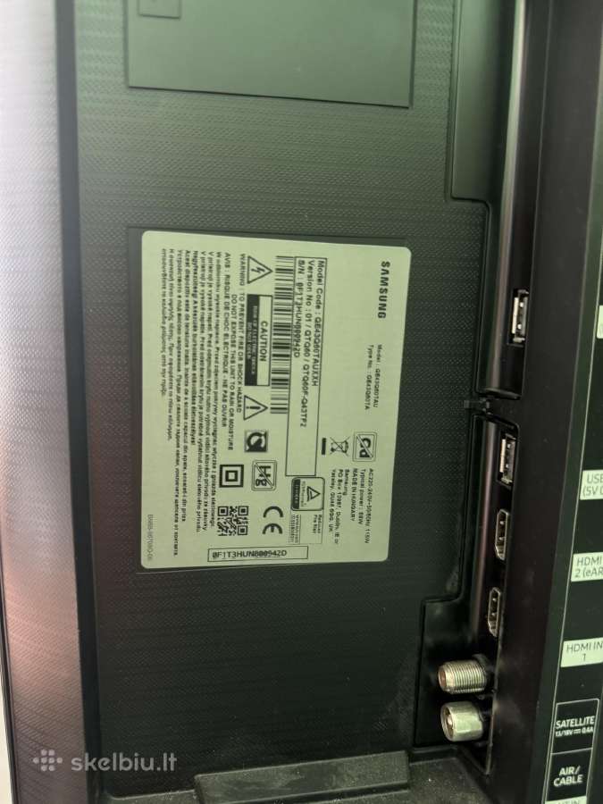 Samsung Smart TV televizorius 43 colių. - nuotraukos Nr. 6