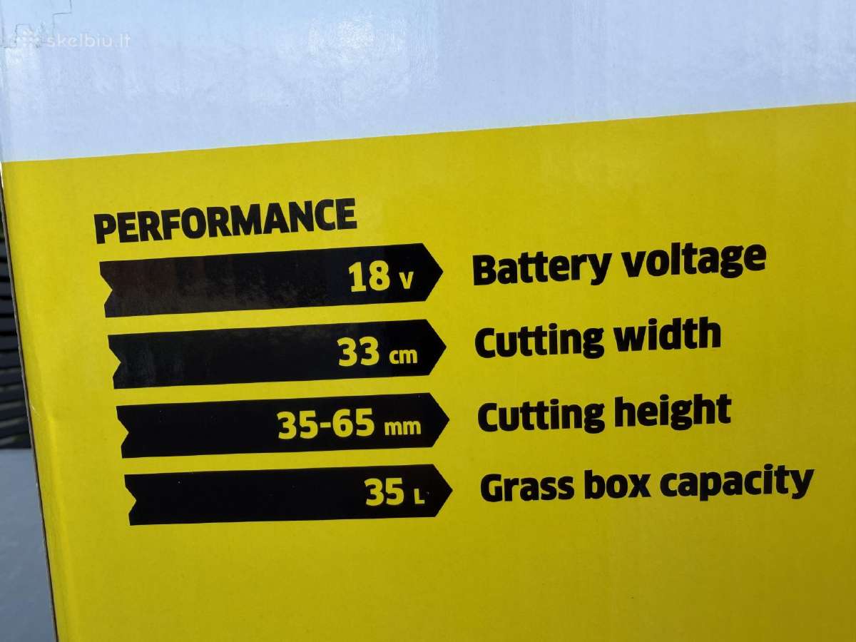Akumuliatorinė Vejapjovė Lmo 18-33 Battery - nuotraukos Nr. 8