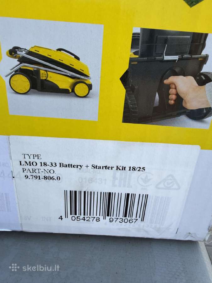 Akumuliatorinė Vejapjovė Lmo 18-33 Battery - nuotraukos Nr. 10
