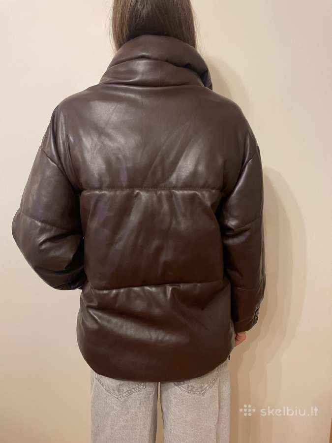 Stradivarius ruda, šilta striukė S/m - nuotraukos Nr. 6
