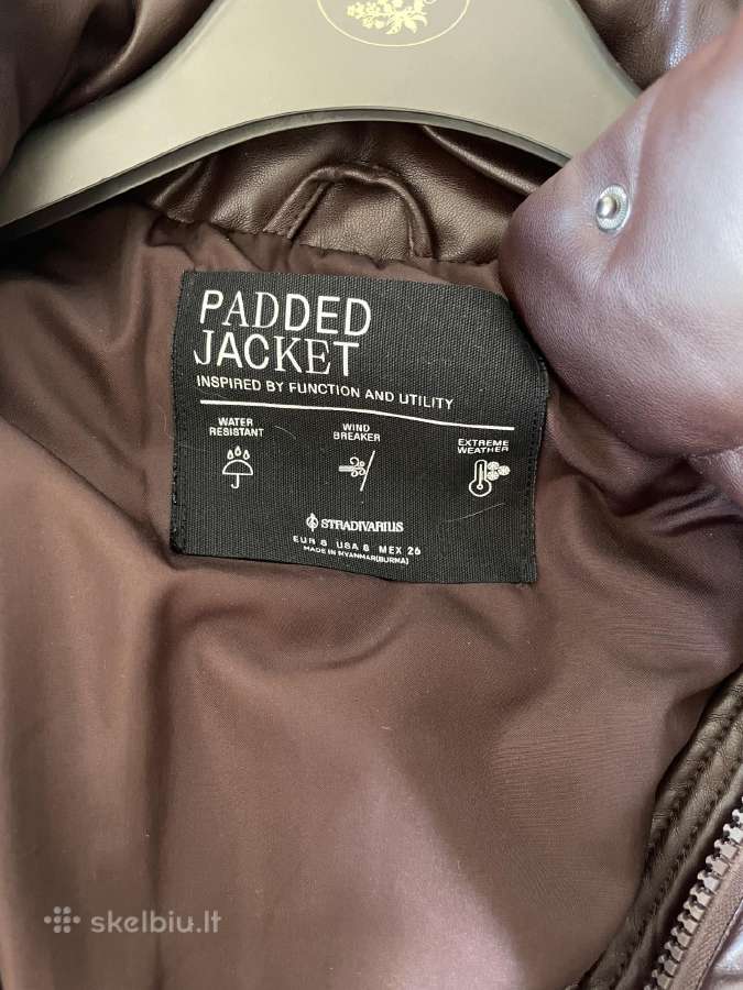 Stradivarius ruda, šilta striukė S/m - nuotraukos Nr. 7