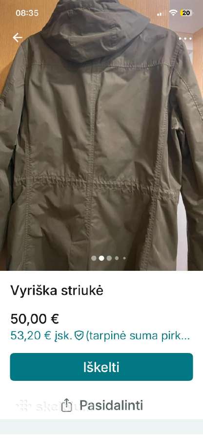 Vyriška striukė Massimo Dutti - nuotraukos Nr. 2