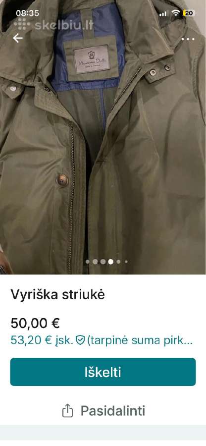 Vyriška striukė Massimo Dutti - nuotraukos Nr. 3