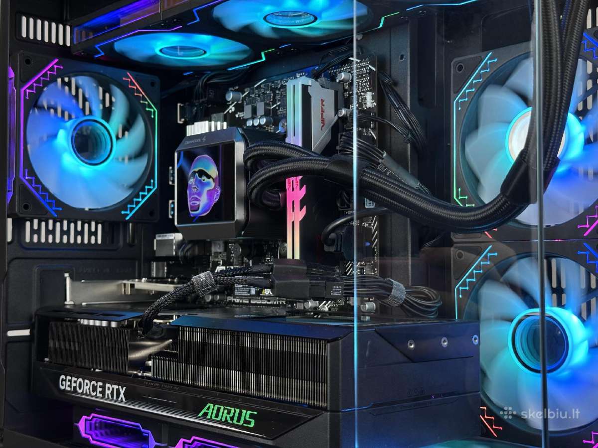 Naujas rtx 5070 Ryzen 7 x3d 2tb SSD 32gb RAM - nuotraukos Nr. 6
