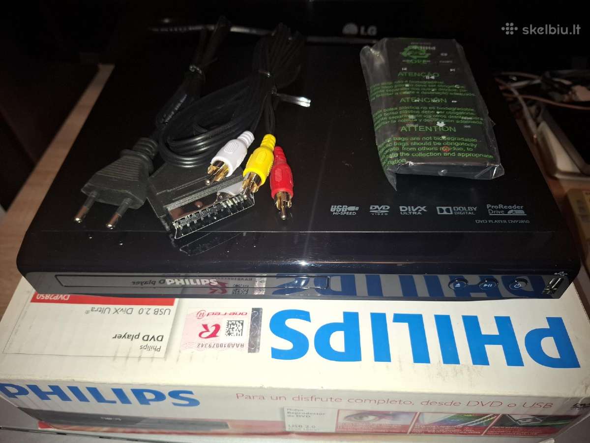 Dvd player Philips Dvp2850/58 su Usb 2.0 - nuotraukos Nr. 2