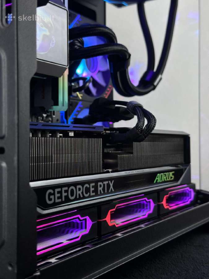 Naujas rtx 5070 Ryzen 7 x3d 2tb SSD 32gb RAM - nuotraukos Nr. 11