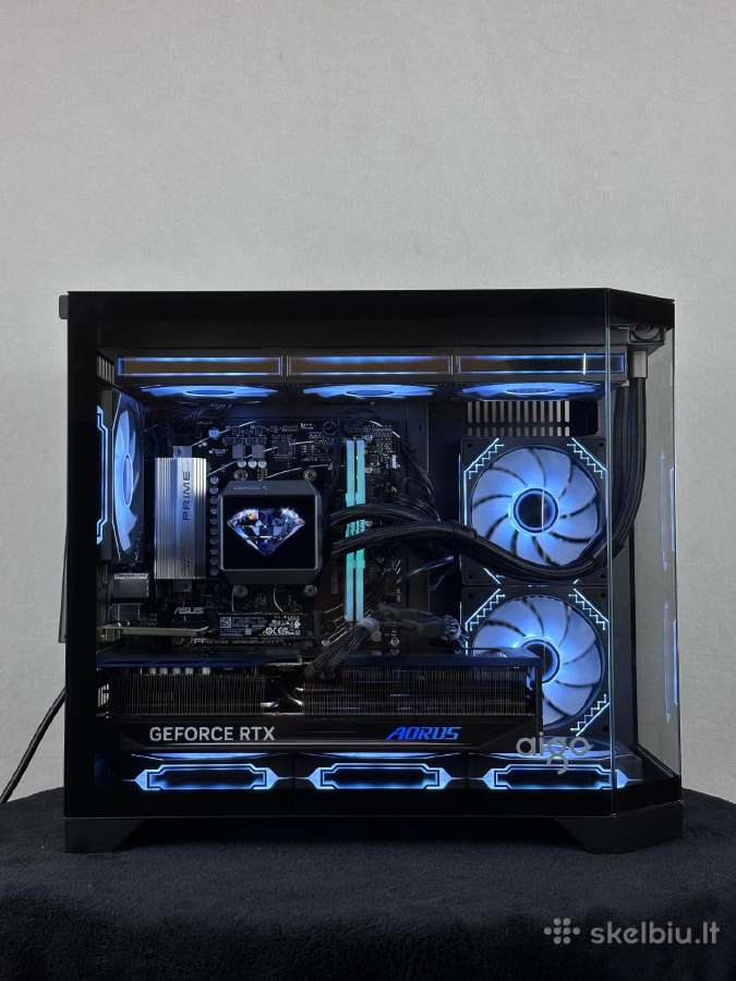 Naujas rtx 5070 Ryzen 7 x3d 2tb SSD 32gb RAM - nuotraukos Nr. 5