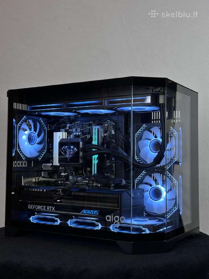 Naujas rtx 5070 Ryzen 7 x3d 2tb SSD 32gb RAM - nuotraukos Nr. 3