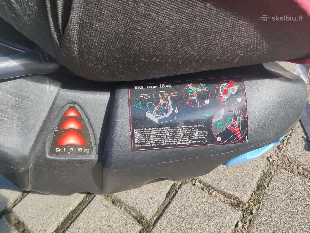 Renolux 0-18 kg automobilinė kėdutė su įdėklu - nuotraukos Nr. 3