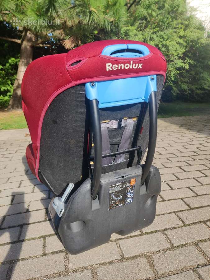 Renolux 0-18 kg automobilinė kėdutė su įdėklu - nuotraukos Nr. 4