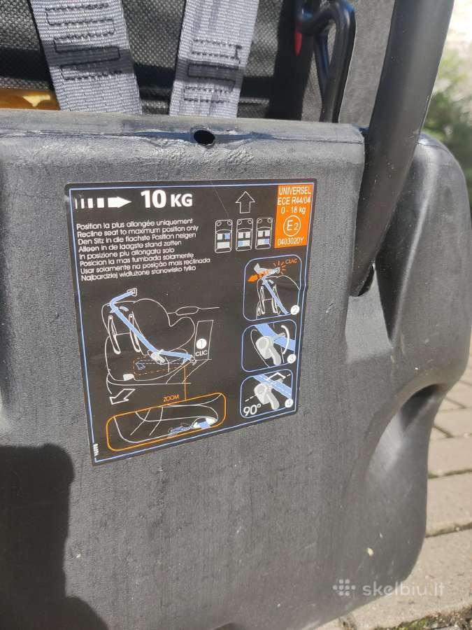 Renolux 0-18 kg automobilinė kėdutė su įdėklu - nuotraukos Nr. 7