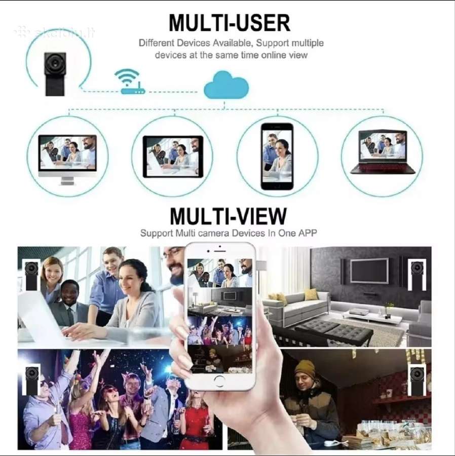 4k WiFi mini Kamera Tekstui - nuotraukos Nr. 6