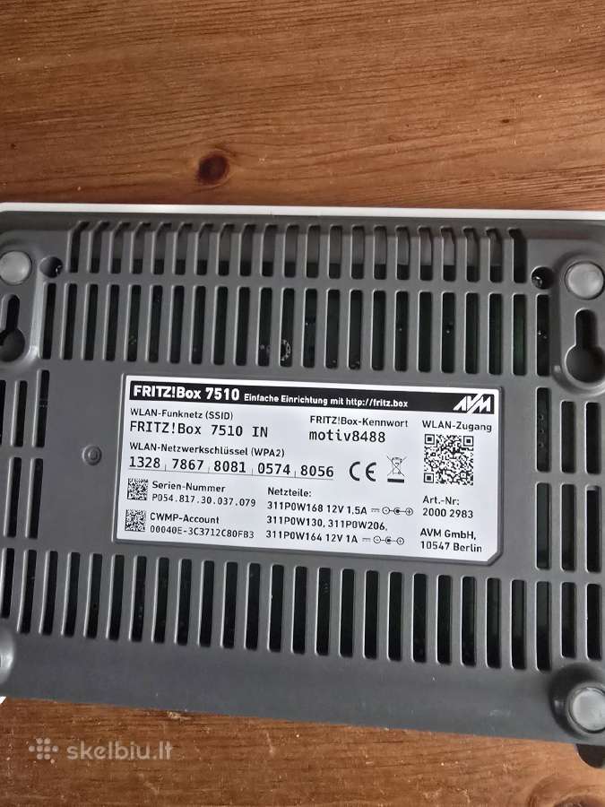 Fritz!box7510 - nuotraukos Nr. 3