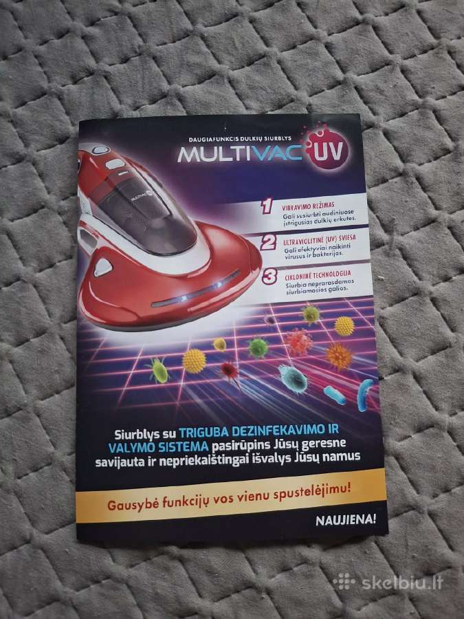 Siurblys su dezinfekavimo ,valymo ir Uv sistema. - nuotraukos Nr. 2