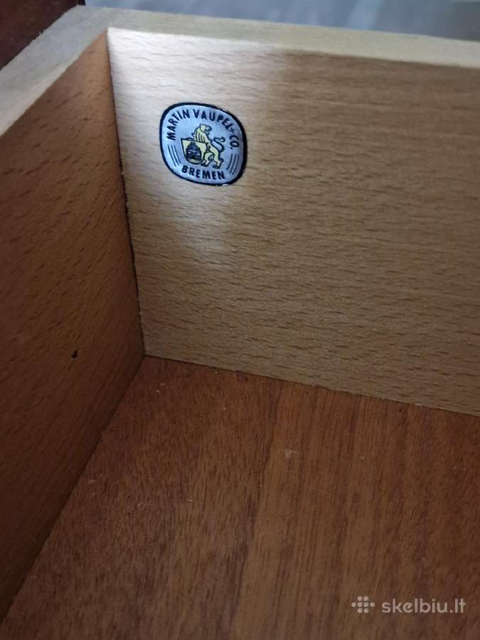 Vintažinis riešutmedžio rašomojo stalas - nuotraukos Nr. 35