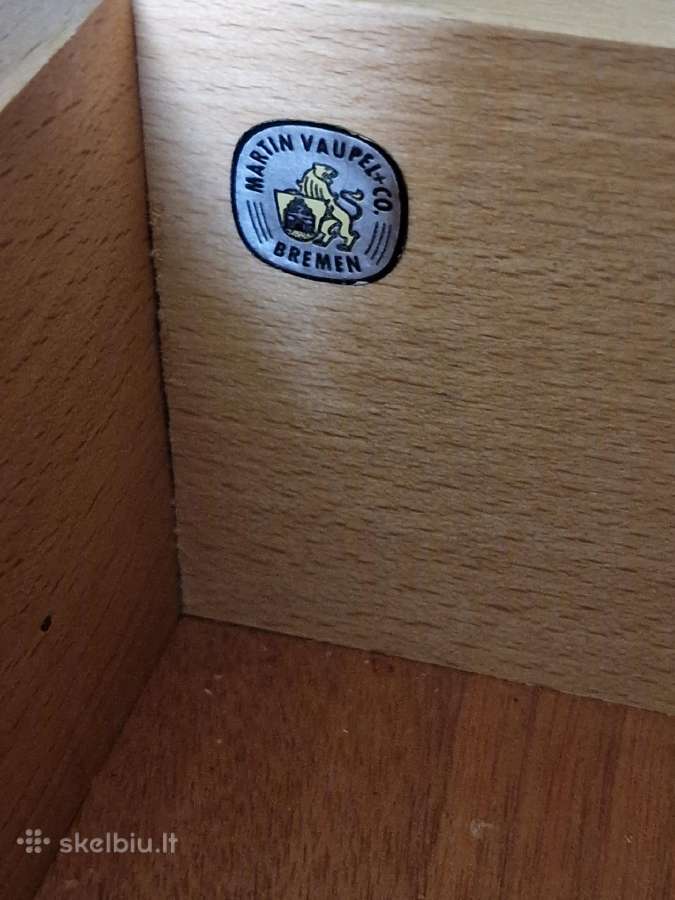 Vintažinis riešutmedžio rašomojo stalas - nuotraukos Nr. 38
