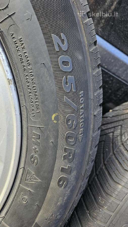 Padangos su diskais Volvo V70 200eur. - nuotraukos Nr. 9