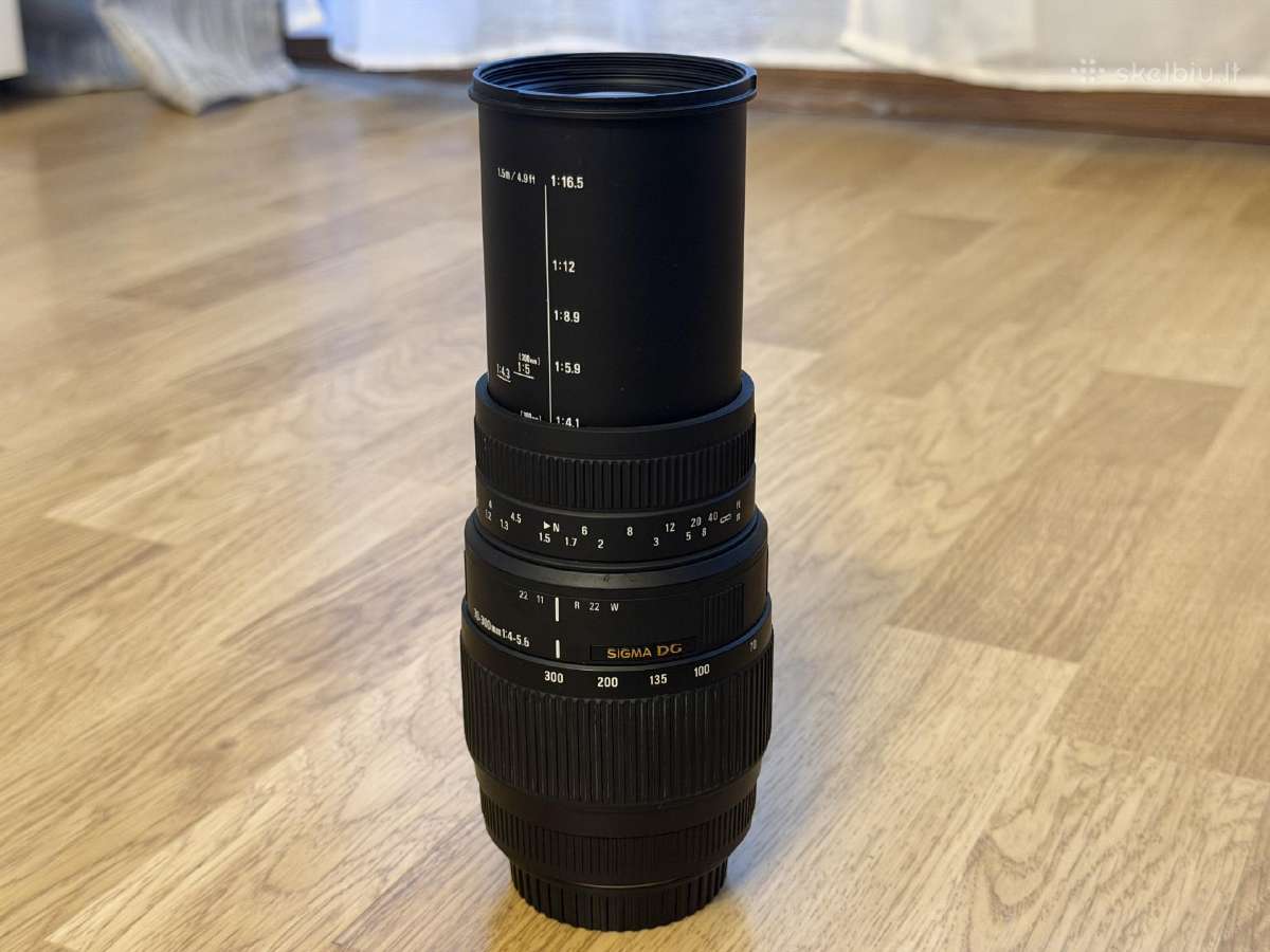 Sigma Dg 70–300mm 1:4–5.6 - Canon Ef objektyvas - nuotraukos Nr. 2