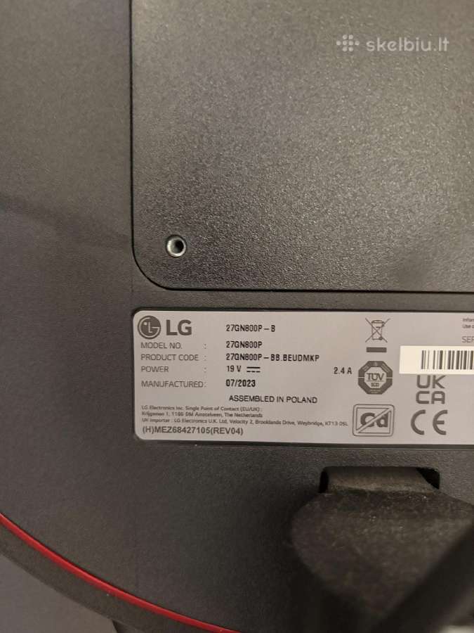 LG Monitorius 27gn800p - nuotraukos Nr. 2