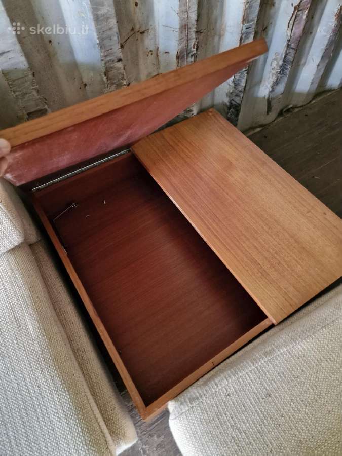 Vintažinė mid century trijų dalių modulinė sofa - nuotraukos Nr. 4
