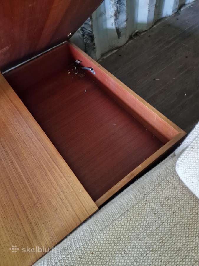 Vintažinė mid century trijų dalių modulinė sofa - nuotraukos Nr. 5