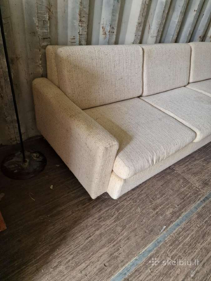 Vintažinė mid century trijų dalių modulinė sofa - nuotraukos Nr. 9