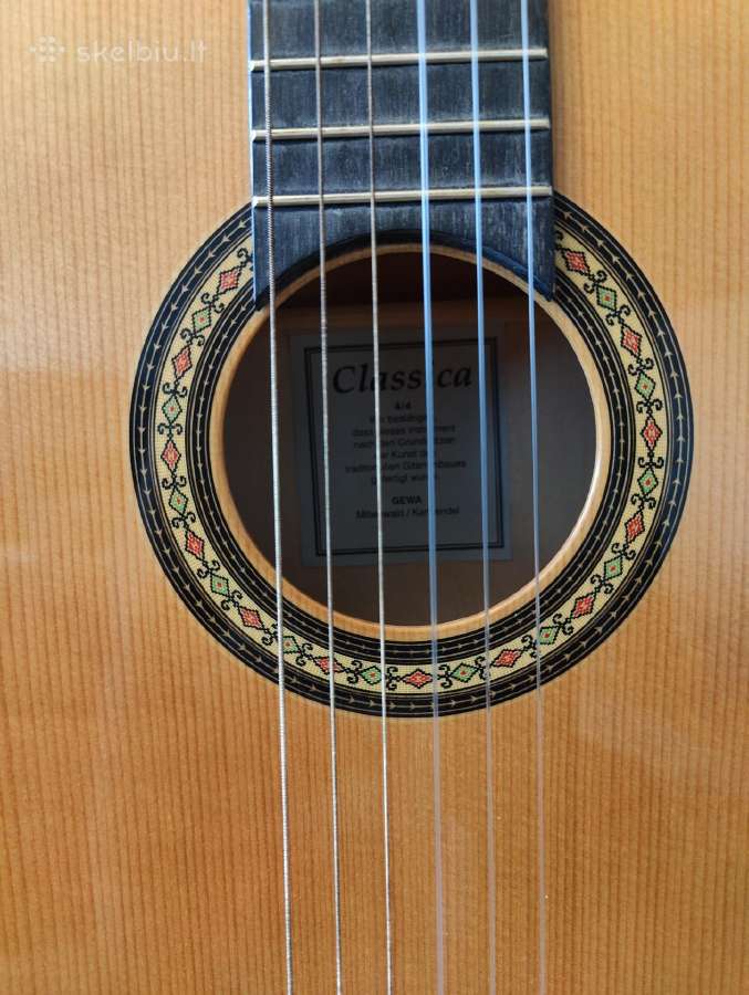 Gitara Gewa „classica“ (4/4 dydis) + Dovanos - nuotraukos Nr. 3