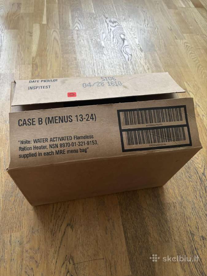 Amerikietiškas sausas maisto karinis davinys mre - nuotraukos Nr. 2