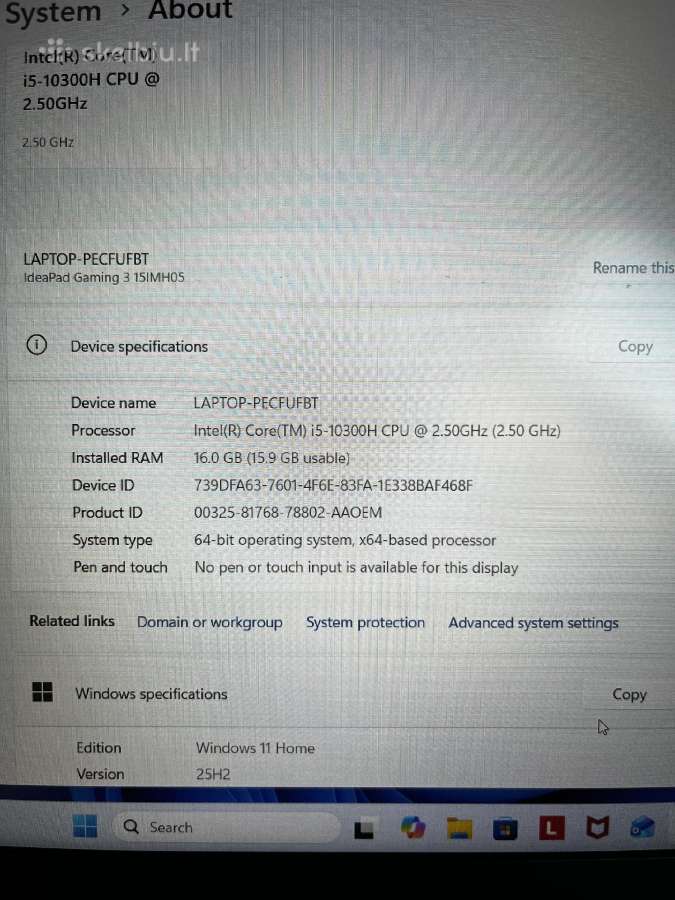 Lenovo ideapad gaming 3 - nuotraukos Nr. 3