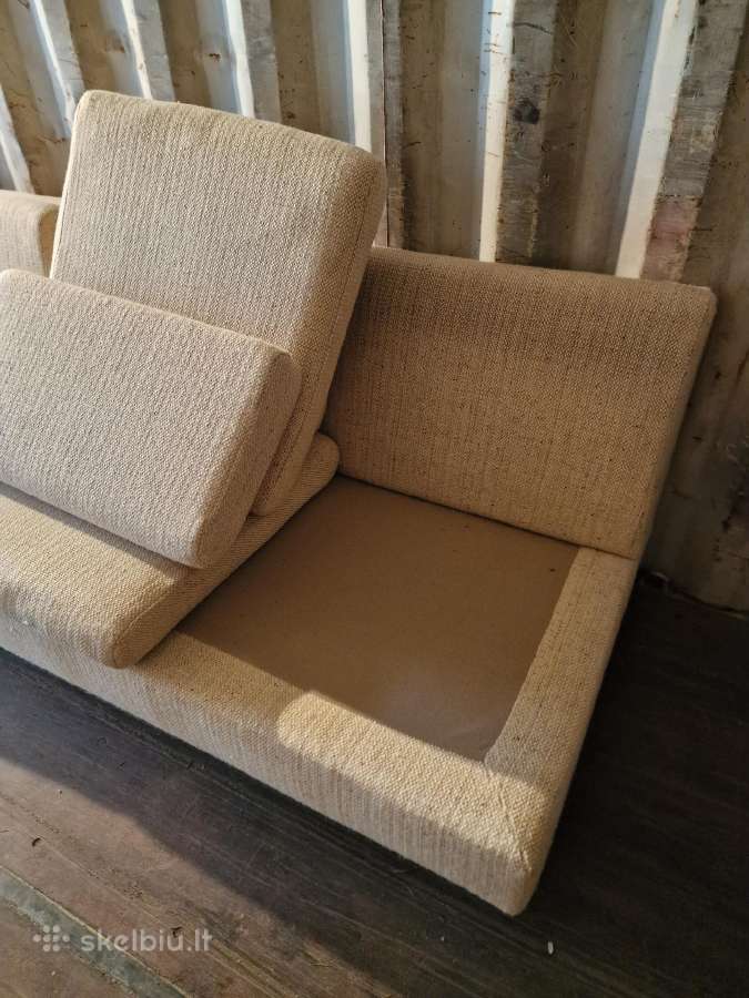 Vintažinė mid century trijų dalių modulinė sofa - nuotraukos Nr. 27