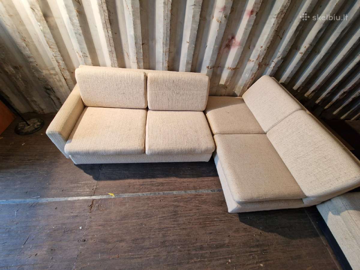 Vintažinė mid century trijų dalių modulinė sofa - nuotraukos Nr. 38