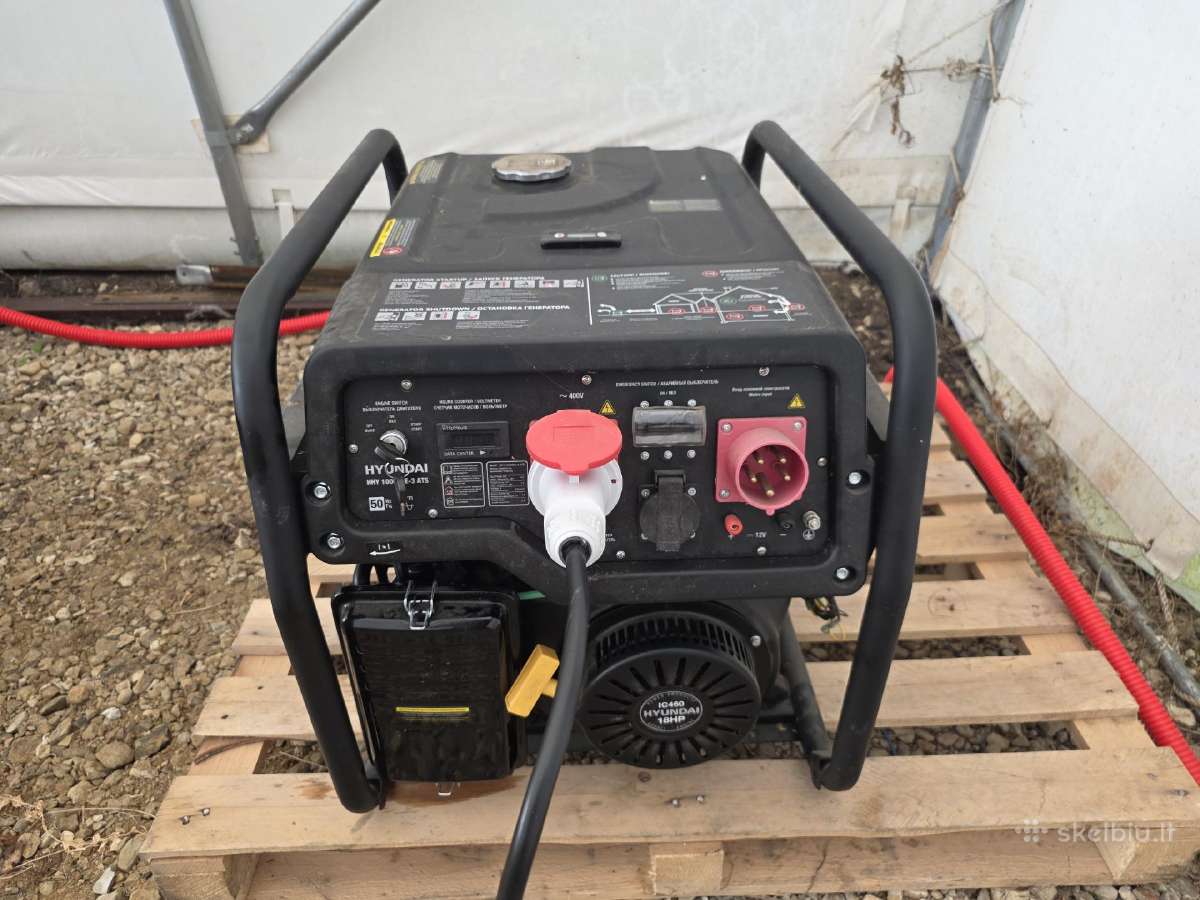 Parduodu generatoriu Hyundai 7,5 kw vienf/trifaz. - nuotraukos Nr. 2