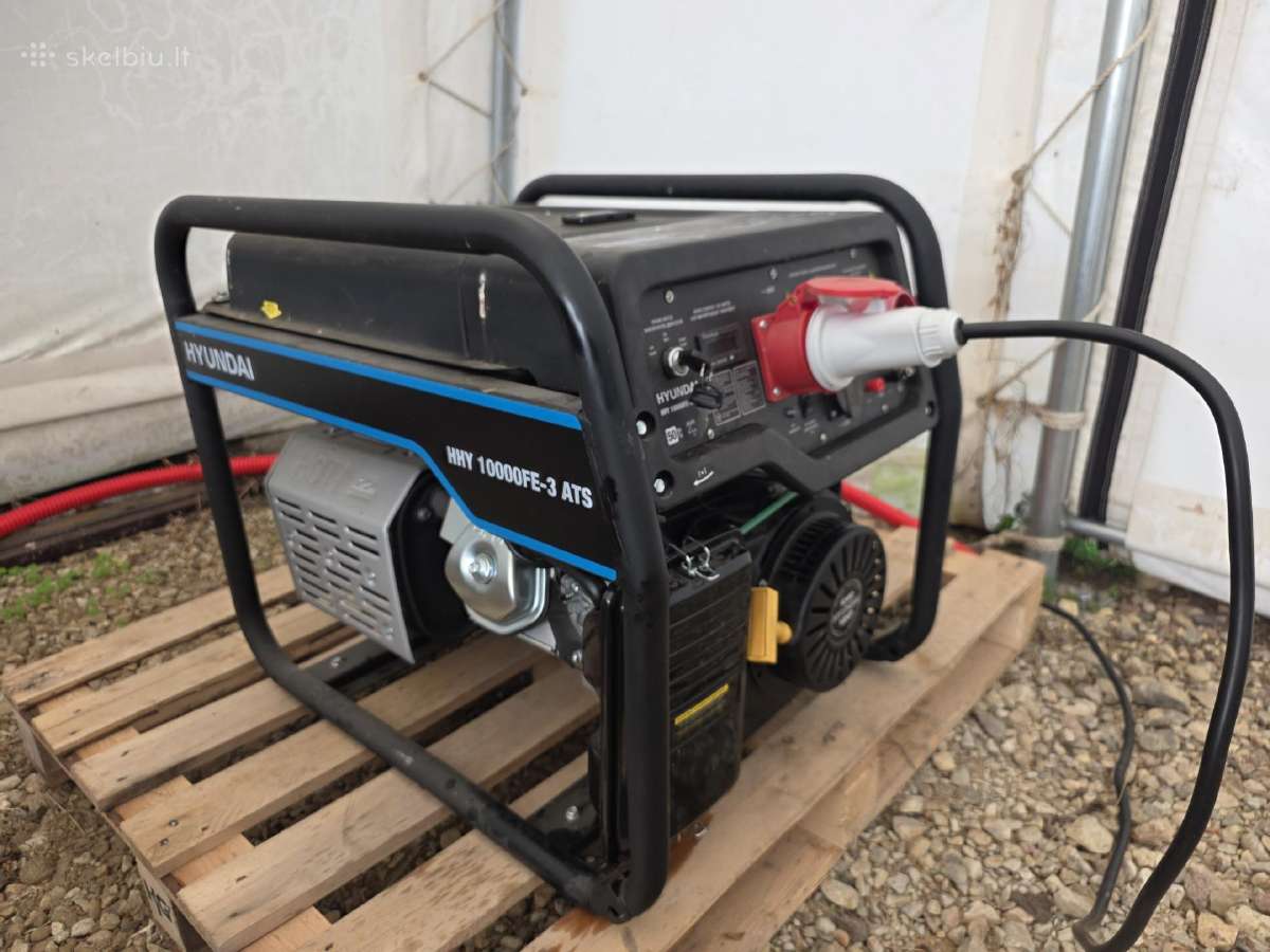 Parduodu generatoriu Hyundai 7,5 kw vienf/trifaz. - nuotraukos Nr. 3